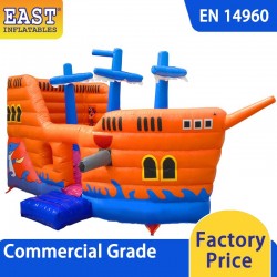 Pirate Ship Jumping Castle With Slide