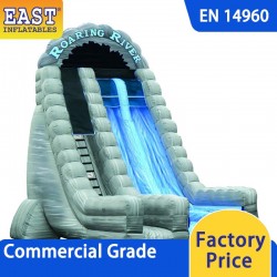 Roaring River Dual Lane Inflatable Dry Slide