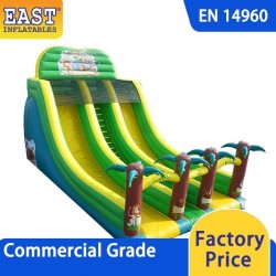 Inflatable Jungle Double Line Slide
