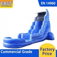 Big Blue Inflatable Water Slide