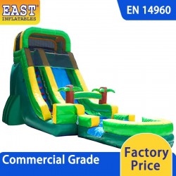 Tropical Inflatable Water Slide