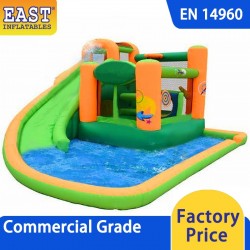 Splash And Slide Inflatable Water Slide
