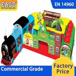 Fun Express Train Station Inflatable Fun Express Train Station Inflatable