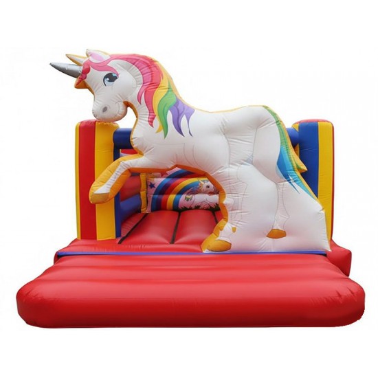 4-Post Unicorns 3D Bouncy Castle
