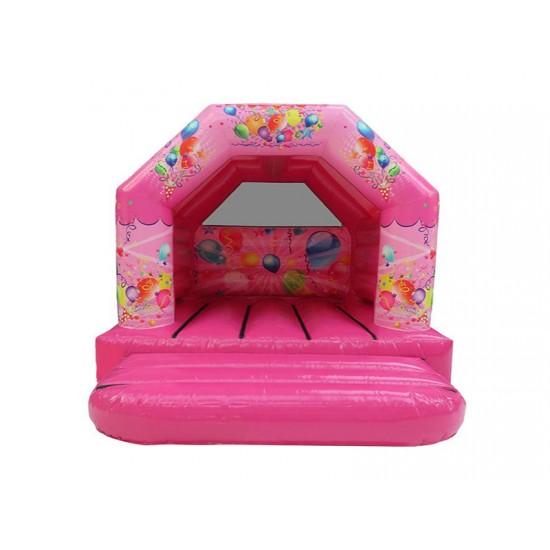 Pink Party A Frame Bouncy Castle