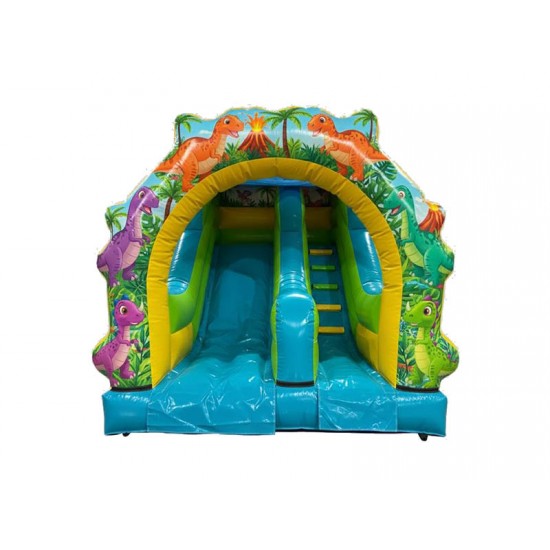 Inflatable Dinosaur Jungle Slide