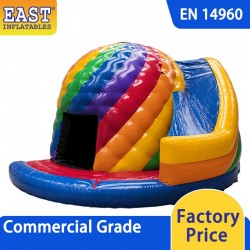 Disco Bouncy Castle With Slide Disco Bouncy Castle With Slide