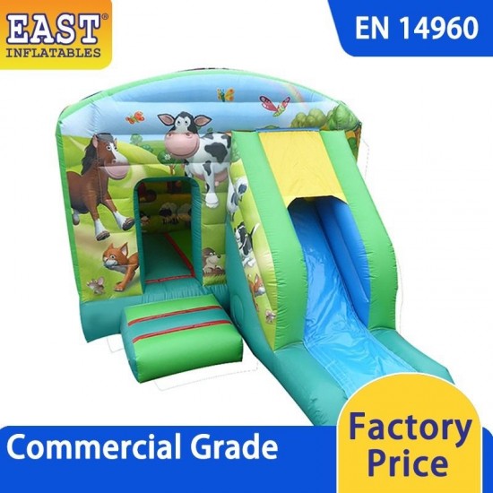 Farm Bouncy Castle Slide