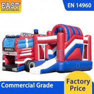 Fire Department Inflatable Bouncy Castle Slide Fire Department Inflatable Bouncy Castle Slide