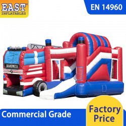 Fire Department Inflatable Bouncy Castle Slide Fire Department Inflatable Bouncy Castle Slide