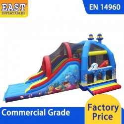 Sea Bouncy Castle With Slide Sea Bouncy Castle With Slide