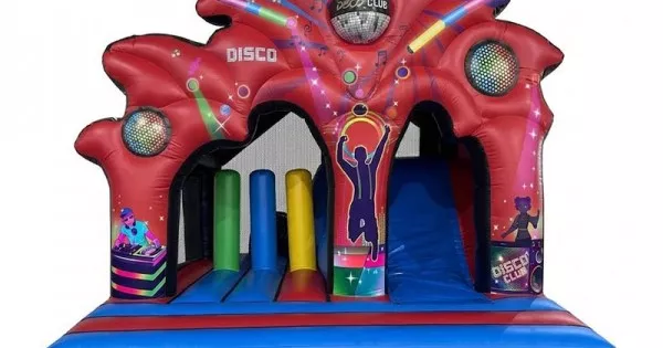 Inflatable Disco Kingdom Play Bounce And Slide For Sale - Bouncy Castle ...
