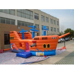 Pirate Ship Jumping Castle With Slide Pirate Ship Jumping Castle With Slide