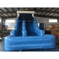Big Blue Inflatable Water Slide Big Blue Inflatable Water Slide