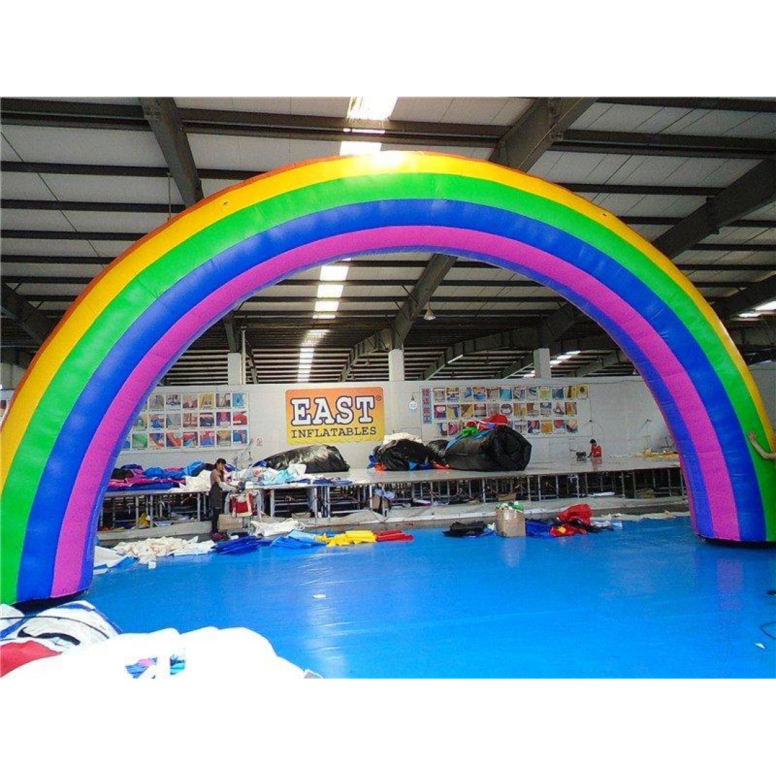 inflatable rainbow arch