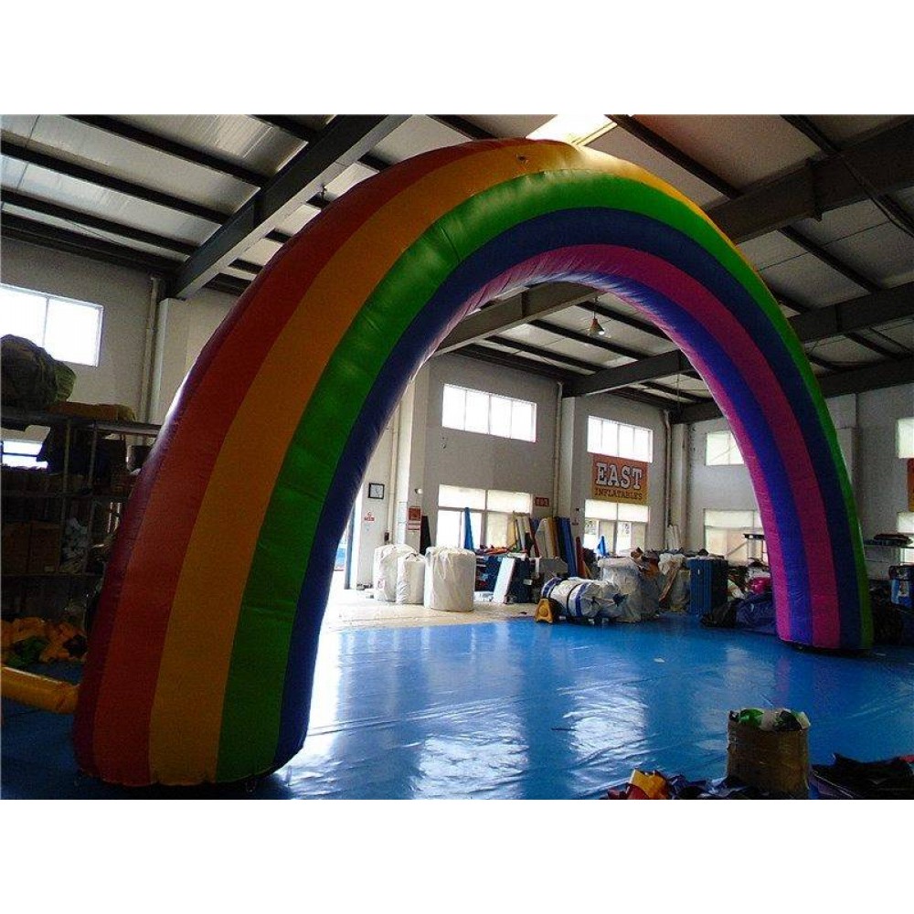 rainbow inflatable arch
