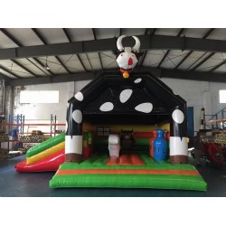 Cow Inflatable Bouncy Castle With Slide Cow Inflatable Bouncy Castle With Slide