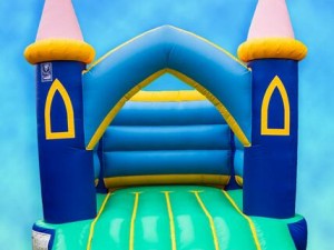 How often should a bouncy castle be inspected for safety?